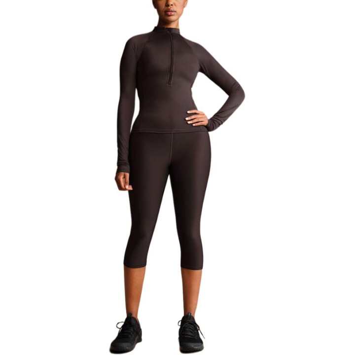 Nike NikeSKIMS Shine Women's Long-Sleeve Half-Zip Top