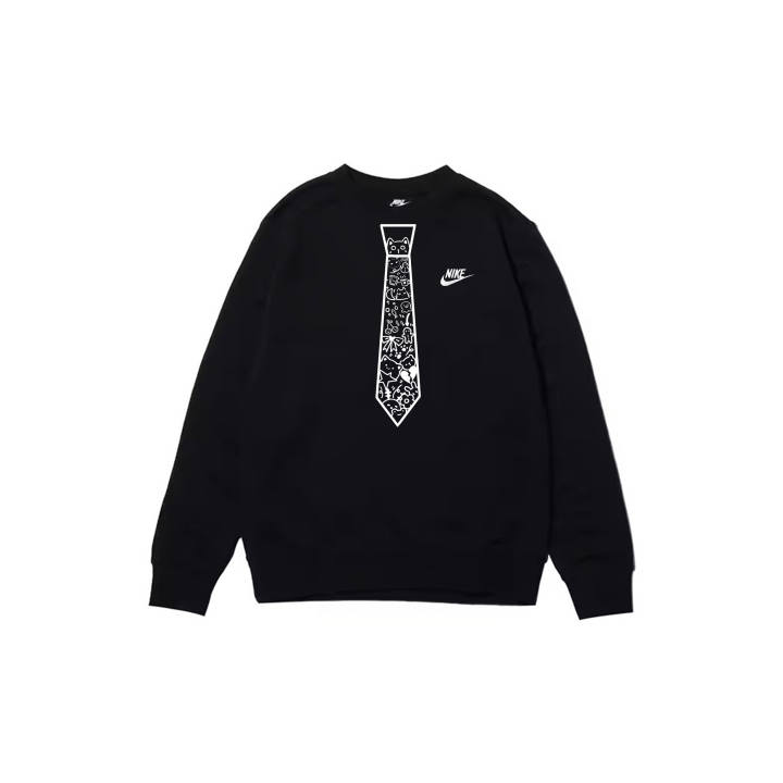 Nike Nike Sweatshirts Men's Black Crew Neck Moderate