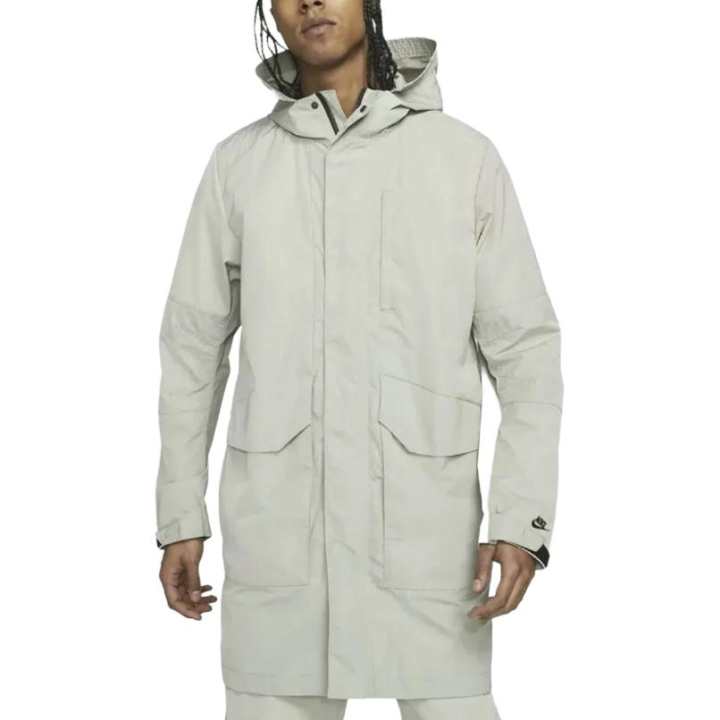 Nike Nike Parka Coats Men's Stone Beige Hooded Moderate