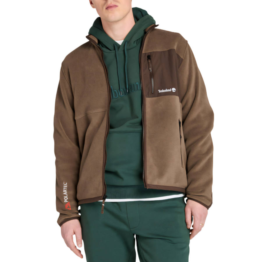 Timberland Jackets Men's Brown Stand Collar Moderate Other