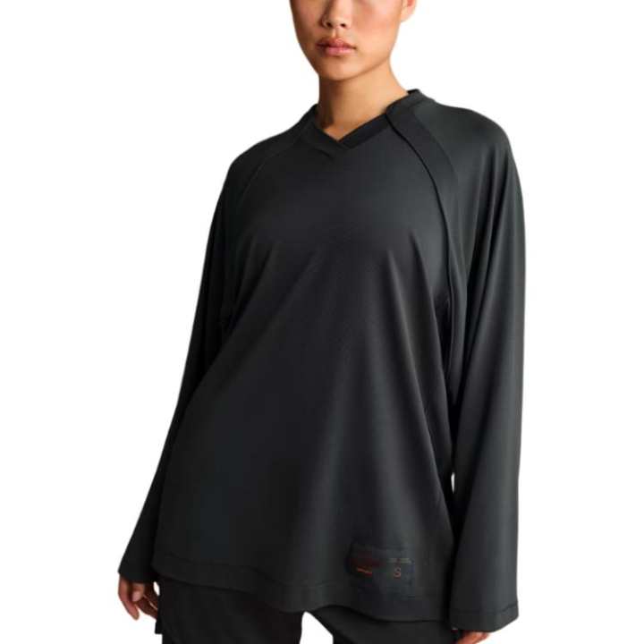 Nike NikeSKIMS Airy Women's Oversized V-Neck Long-Sleeve Top