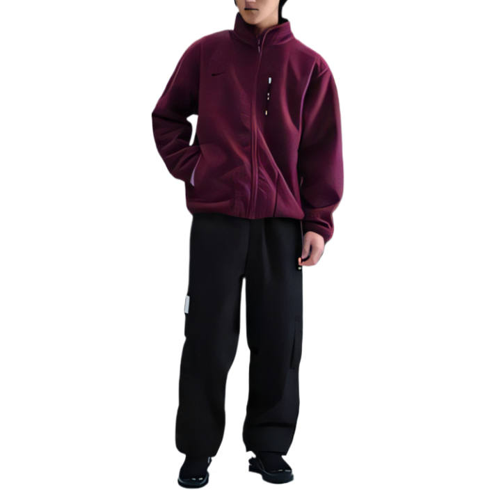 Nike Nike Jackets Men's Bordeaux Stand Collar Moderate Other
