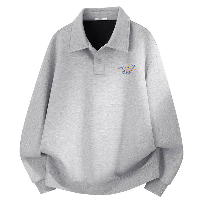MINISO MINISO Sweatshirts Unisex Lapel Thickened Heavyweight