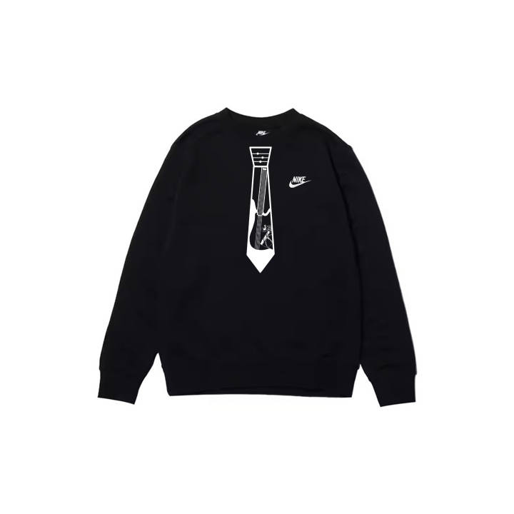 Nike Nike Sweatshirts Men's Black Crew Neck Moderate