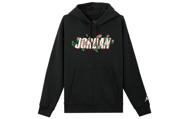 Jordan Jordan Sweatshirts Men's Black Hooded Moderate Regular