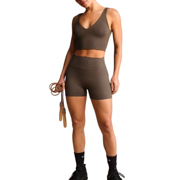 Nike NikeSKIMS Matte Women's V-Neck Long-Line Bra