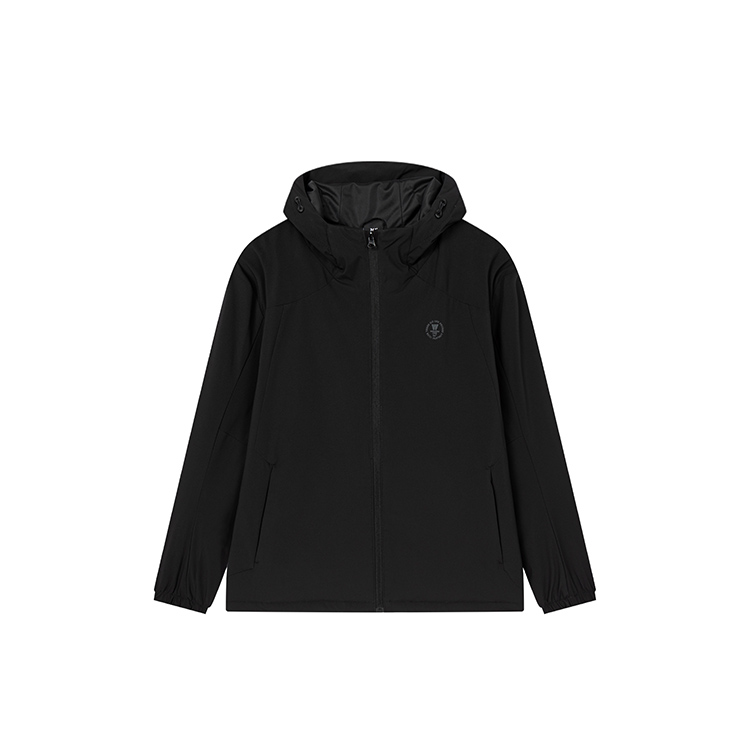 361° Trench Coats Men's Super Black Hooded Thickened Other