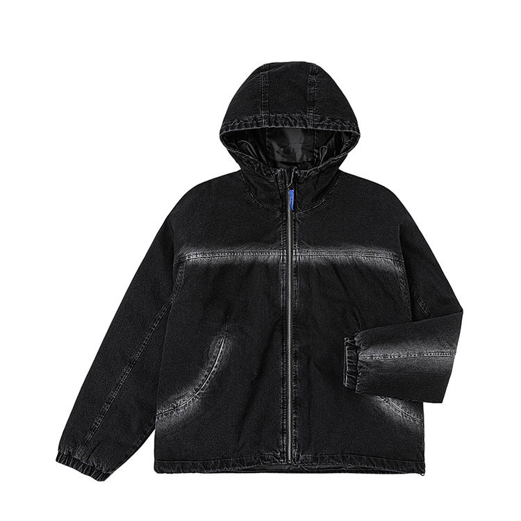 Lee Lee Down Jackets Men's Black Gray Color Hooded Moderate Other