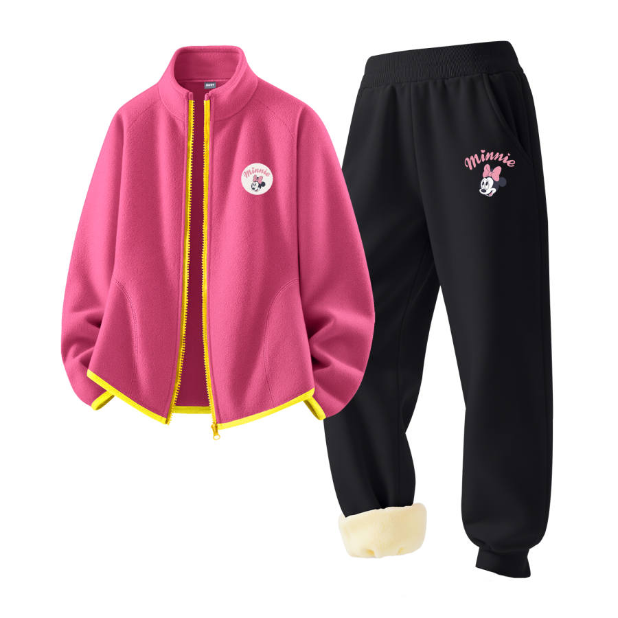 Disney Kids Casual Sportswear Crew Neck Thickened