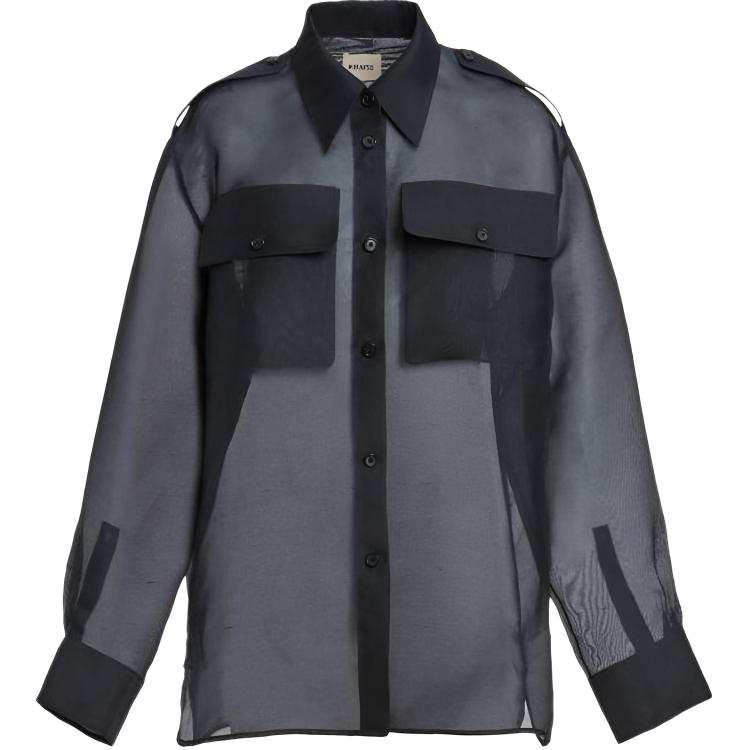 KHAITE The Missa Semi sheer Shirt
