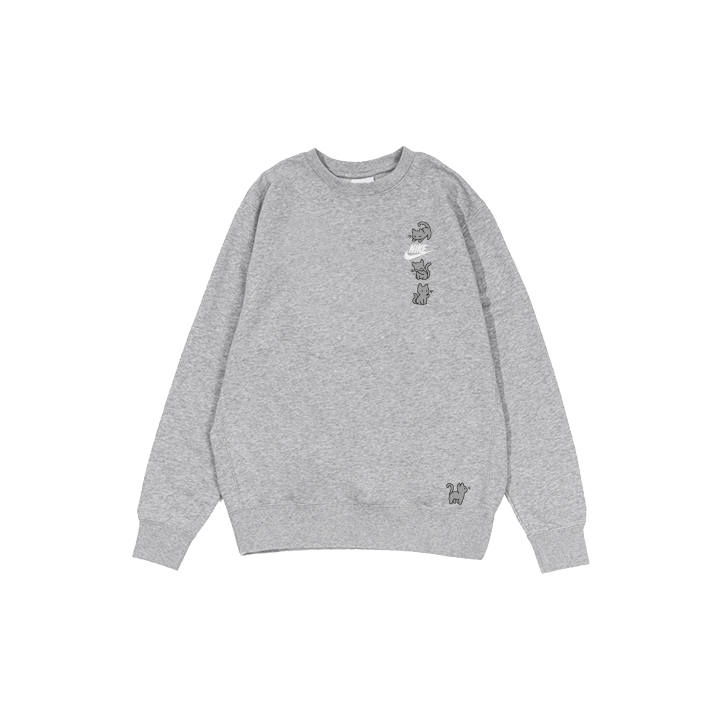 Nike Nike Sweatshirts Men's Gray Crew Neck Moderate