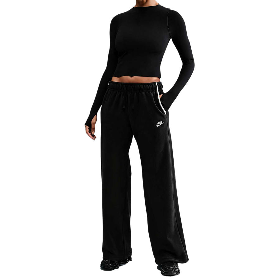 Nike Nike Sportswear Club Fleece Women's Mid-Rise Wide-Leg Cozy Pants