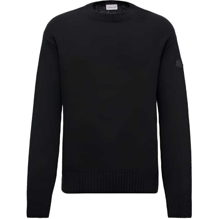 Moncler Moncler Sweaters Men's Black Crew Neck Moderate
