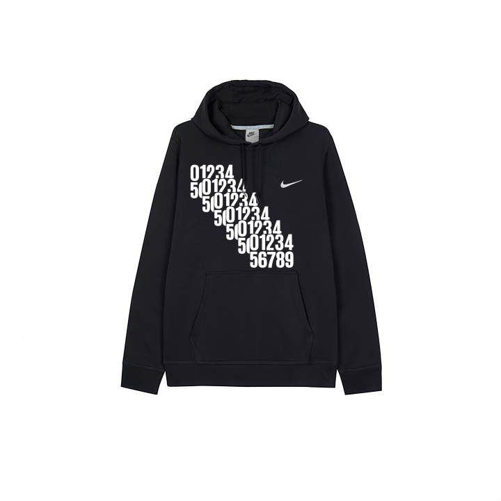 Nike Nike Sweatshirts Men's Black Hooded Moderate