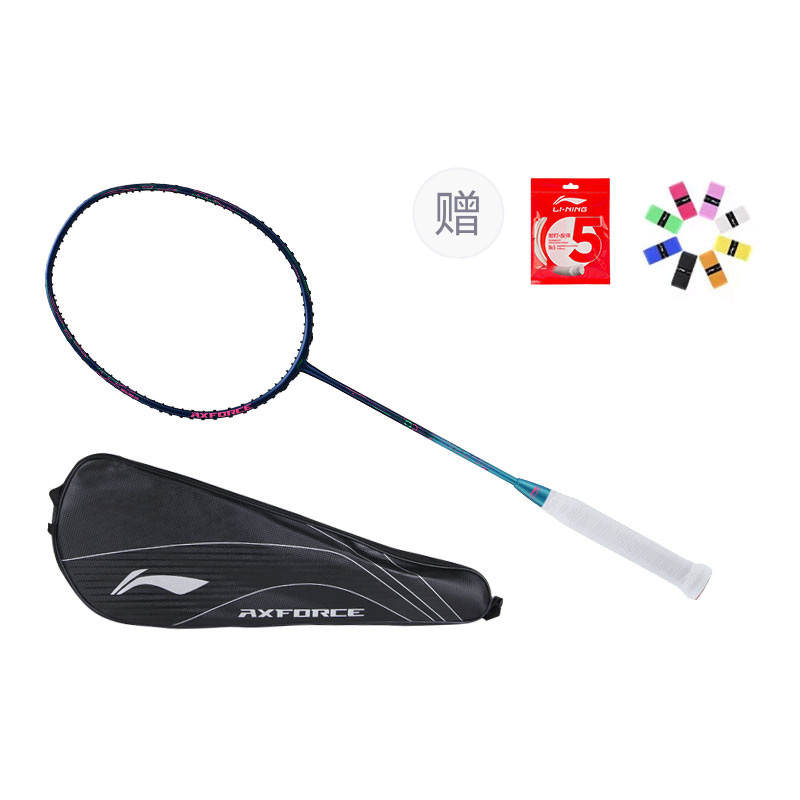 Li-Ning Li Ning Thunder 50 Full Carbon Badminton Rackets Offensive Type Heavy Head, Stiff Shaft Advanced Level 675mm