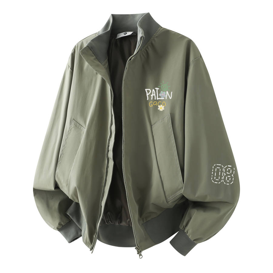 PAL ONGACO Jackets Unisex Stand Collar Moderate