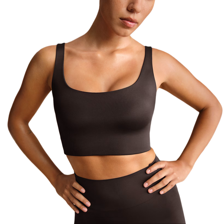 Nike NikeSKIMS Shine Women's Scoop-Neck Bra Top