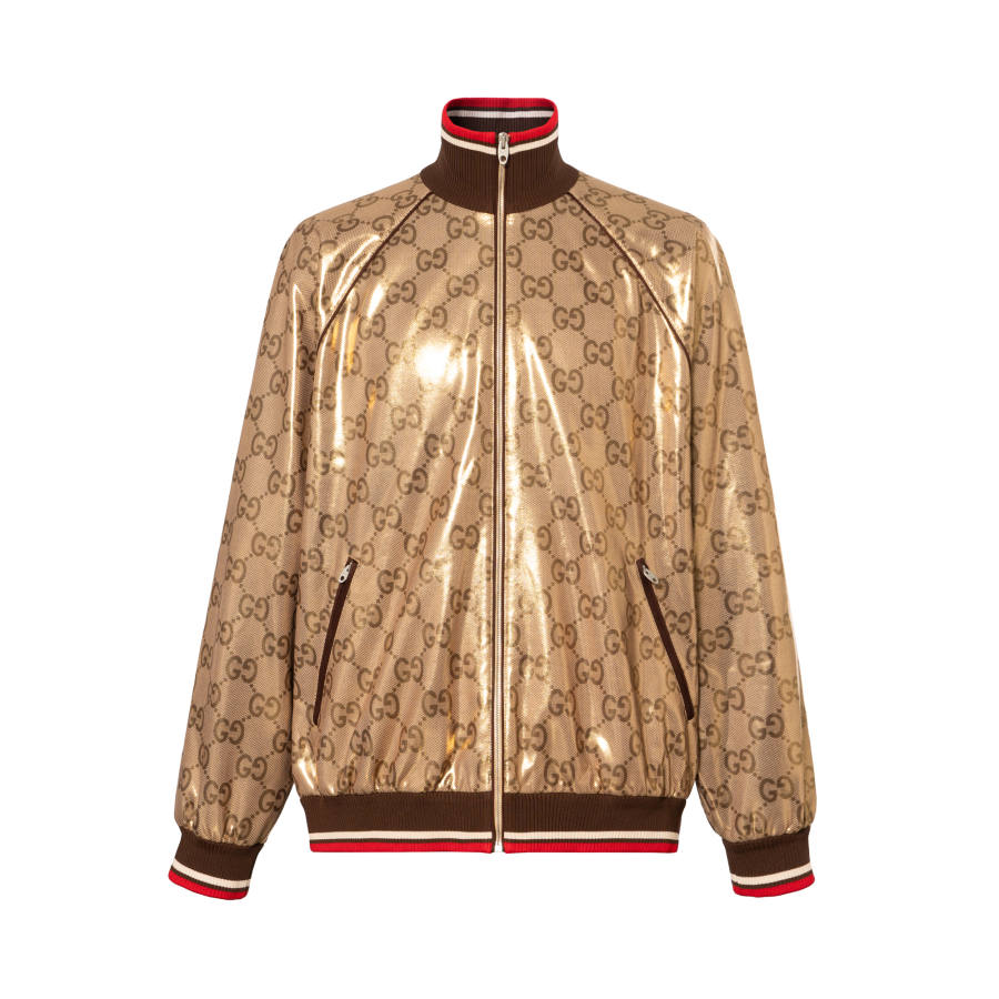 GUCCI GUCCI Gg Technical Jersey Zip Jacket