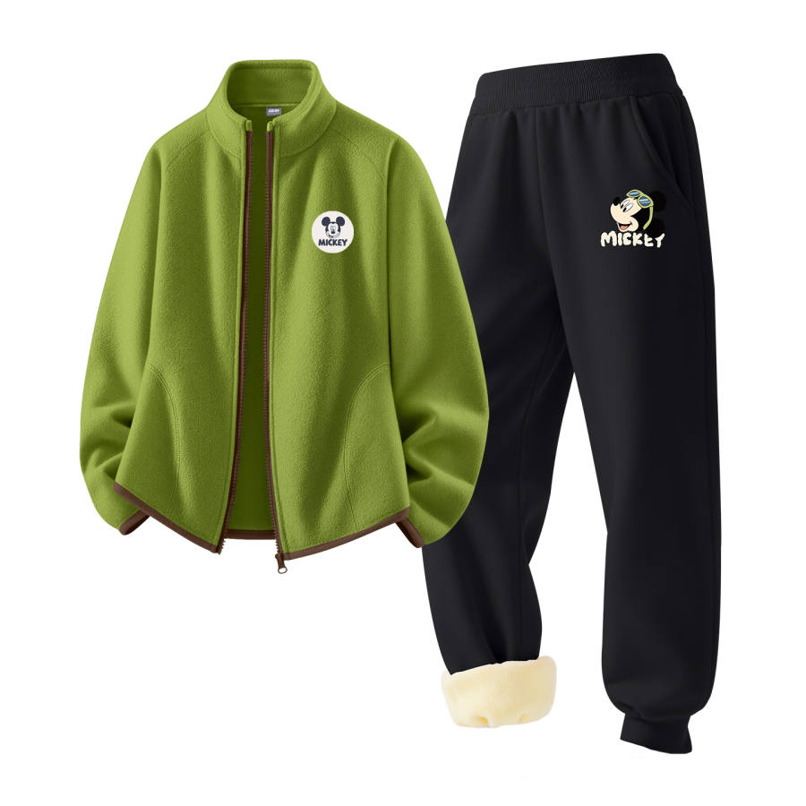 Disney Kids Casual Sportswear Crew Neck Thickened