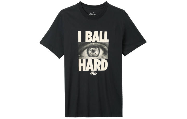 Nike Nike T Shirts Men's Black Crew Neck Moderate
