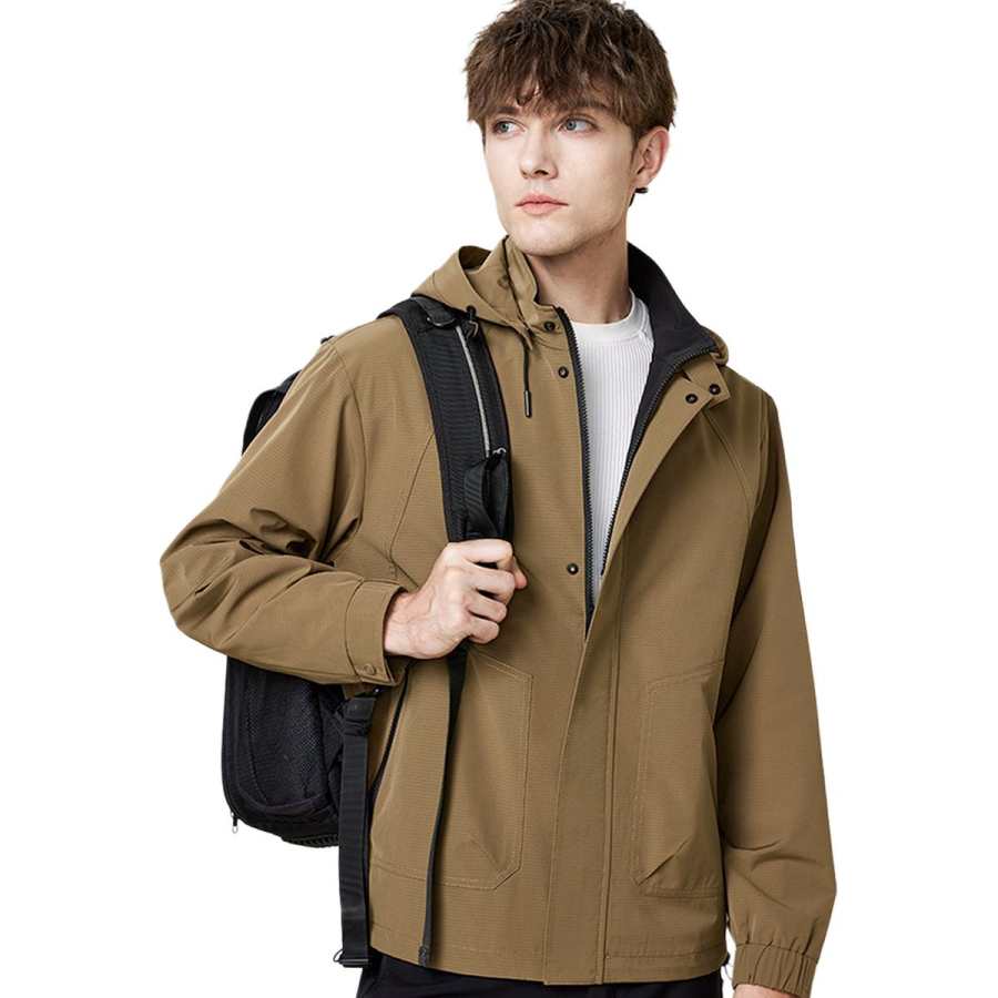 Hodo Jackets Men's Hooded Thickened Workwear