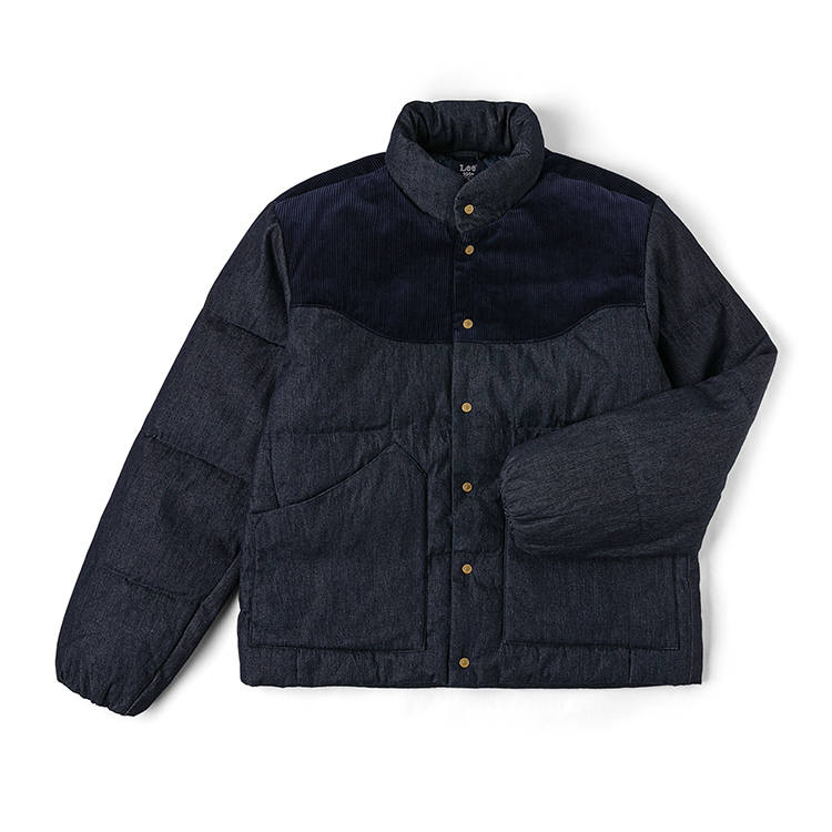 Lee Lee Down Jackets Men's Washed Moderate Puffer Jacket