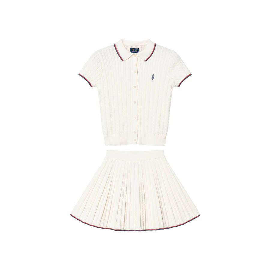 Polo Ralph Lauren Children Aged 3 7 Years Old Polo Ralph Lauren Skirt Set 2 Pack Ecru