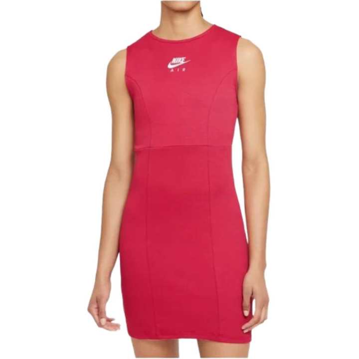Nike Nike Sleeveless Dresses Women's Red Crew Neck Moderate Short
