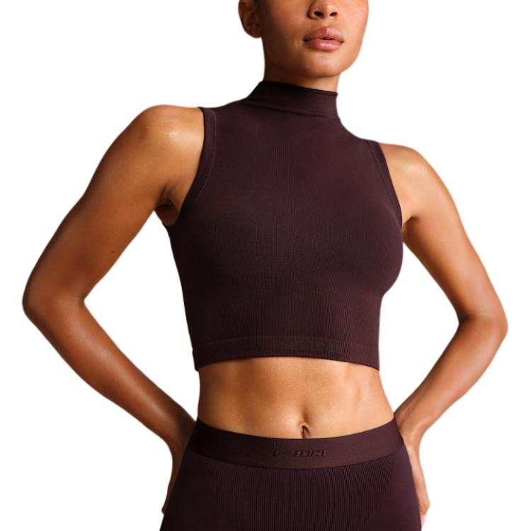 Nike NikeSKIMS Vintage Seamless Women's Mock-Neck Long-Line Bra