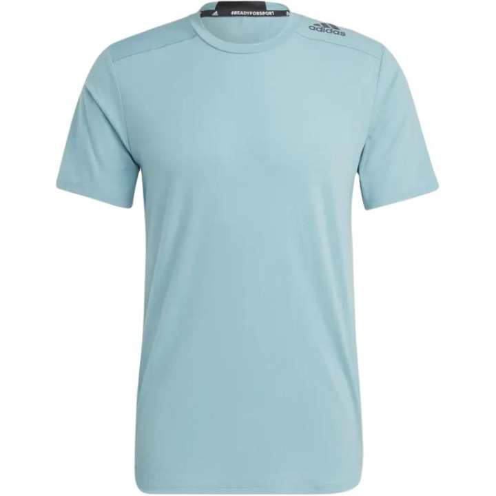 Adidas Adidas T Shirts Men's Blue Crew Neck Moderate