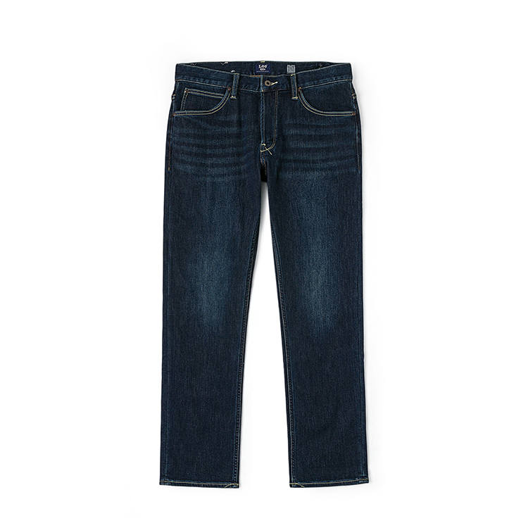 Lee Lee Jeans Men's Dark Blue Straight Fit Pants