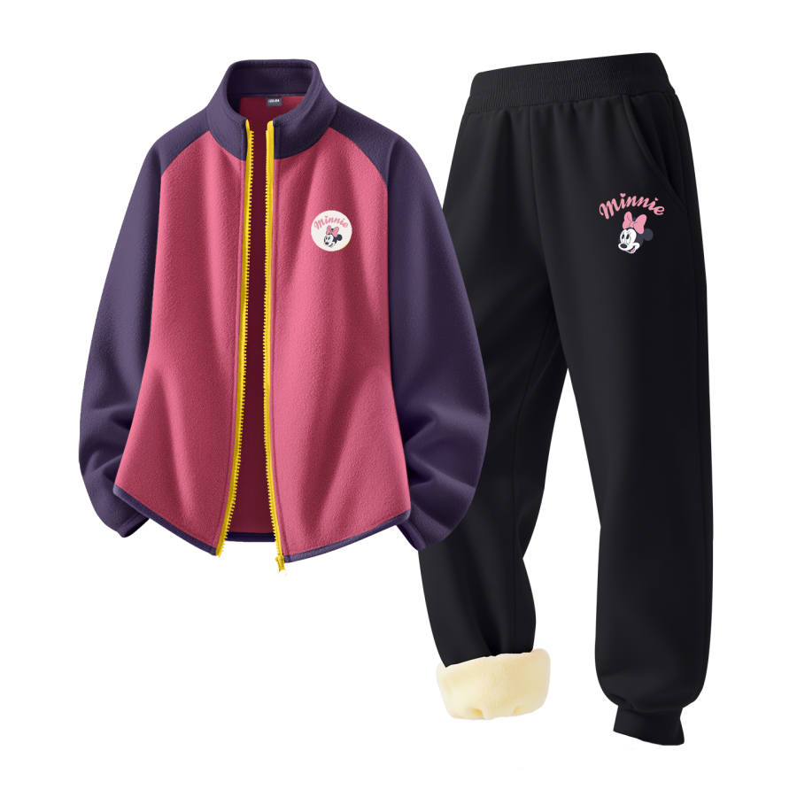 Disney Kids Casual Sportswear Crew Neck Thickened