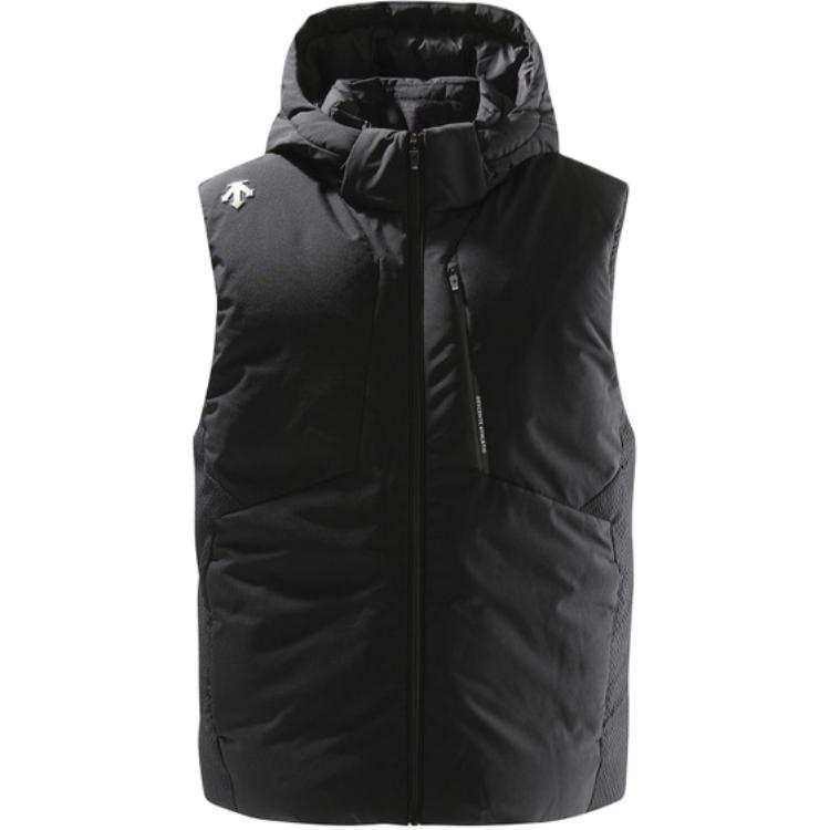 DESCENTE Down Vests Unisex Detachable Hood Moderate Other