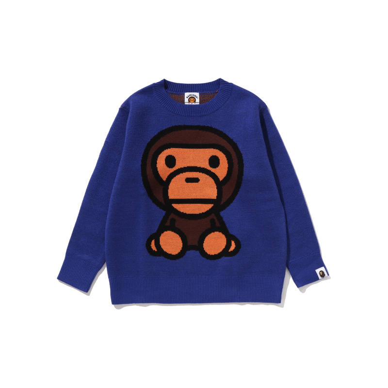 A BATHING APE Sweater FW25 Children Aged 3 7 Years Old