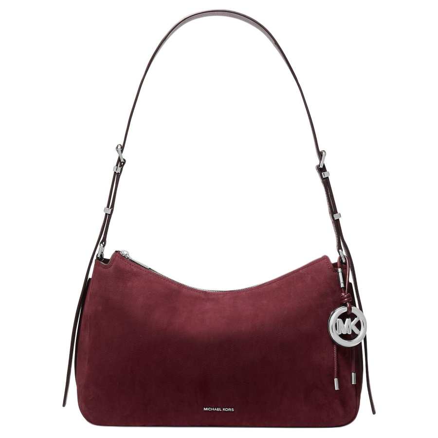 MICHAEL KORS Nolita Matte Leather Crossbody Bag, Shoulder Bag Medium Women's Ox Blood Red