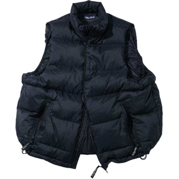 NAUTICA Down Vests Men's Stand Collar Moderate Other