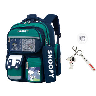 SNOOPY Polyester Student Bag Kids' Purple/Green/Blue
