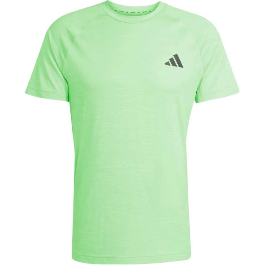 Adidas Adidas Clothing T Shirts Men's Green Crew Neck