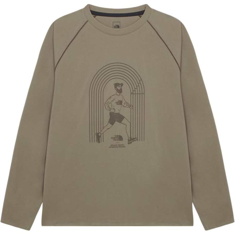 THE NORTH FACE Apparel Collection T Shirts Men's Brown Crew Neck