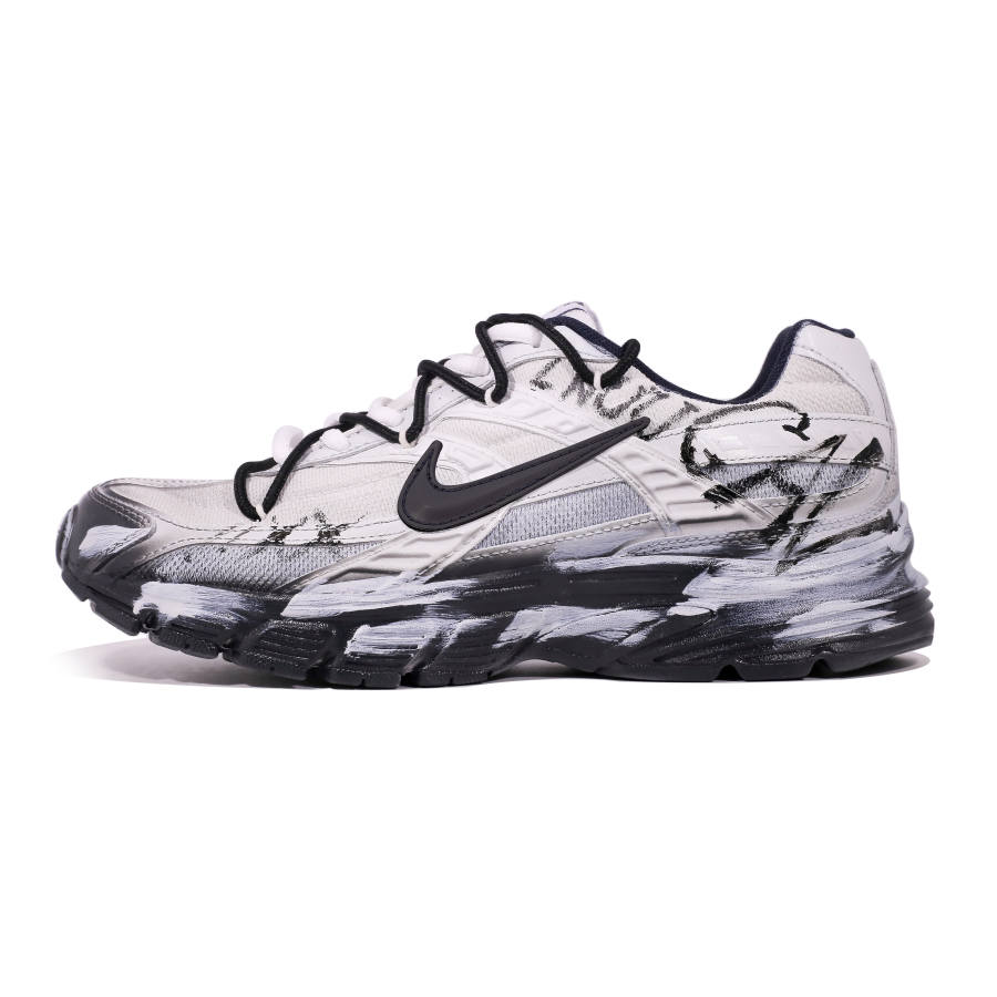 Nike Nike Initiator Mesh Cushioning, Wear Resistant Low top Casual City Commuting Running Shoes Unisex Black White