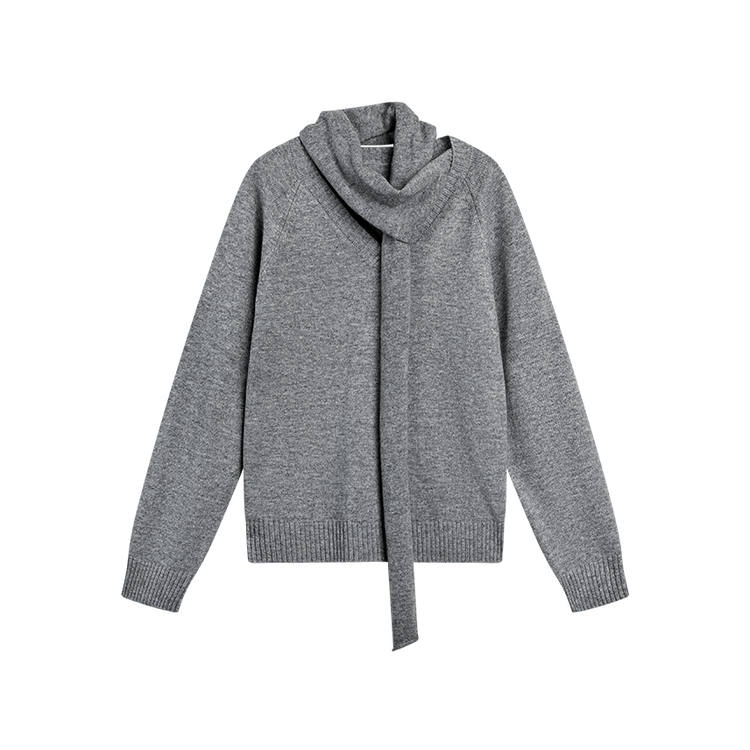 ELLE Sweaters Women's Medium Gray V Neck Moderate Other