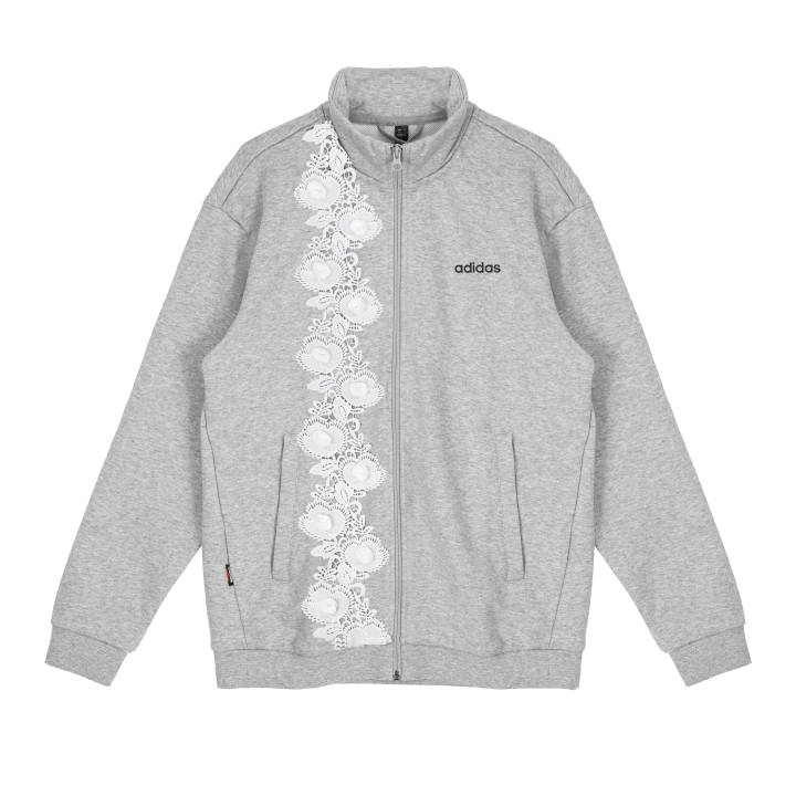 Adidas Adidas Jackets Unisex Gray Stand Collar Moderate