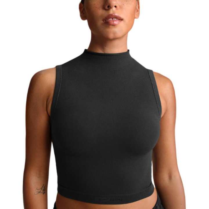 Nike NikeSKIMS Vintage Seamless Women's Mock-Neck Long-Line Bra