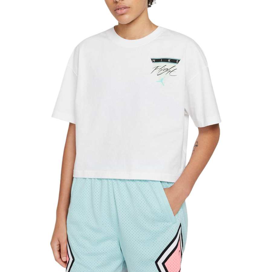 Jordan Jordan T Shirts Women's White Crew Neck
