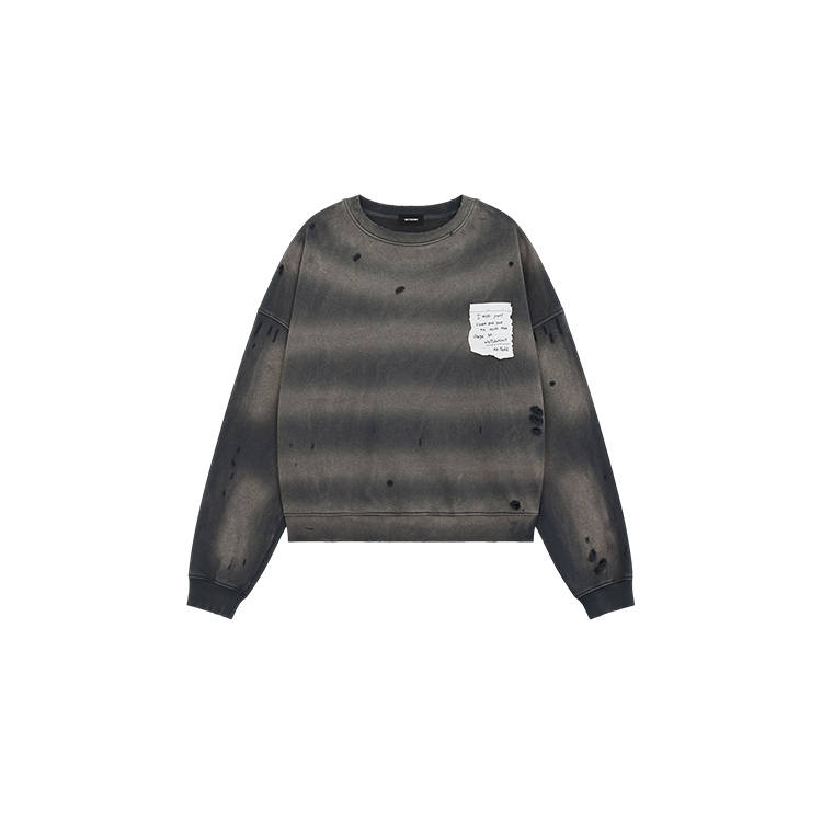 WE11DONE WE11DONE Sweatshirt Unisex Charcoal Gray