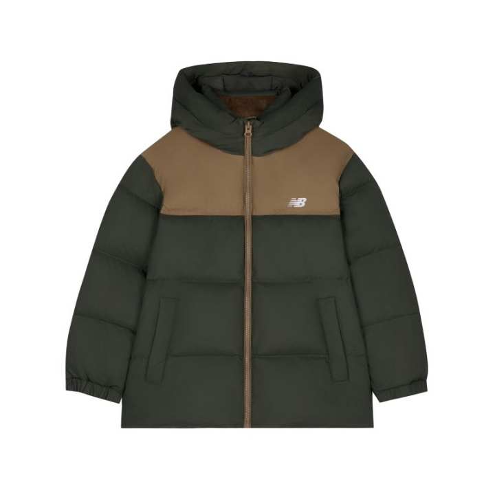 New Balance New Balance Kids Down Jackets Hooded Non Detachable Thickened
