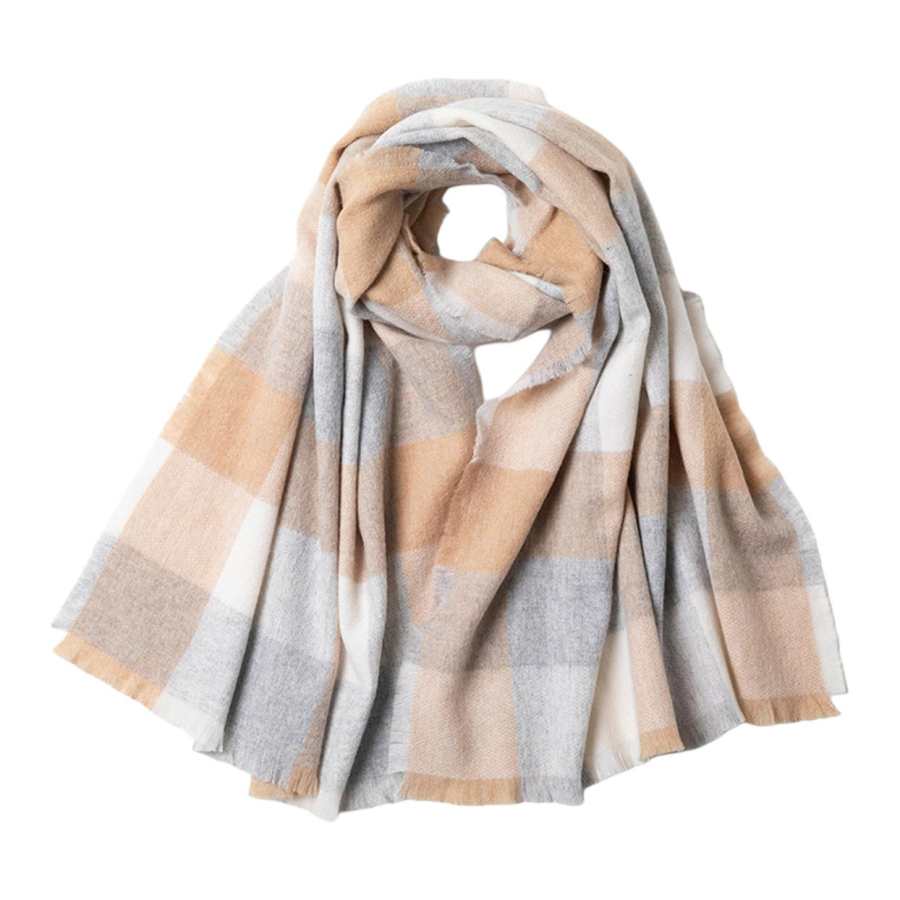 Hodo Red Bean Wool Knit Scarves Unisex