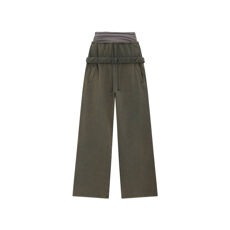 WE11DONE Casual Pants Women's Charcoal Gray