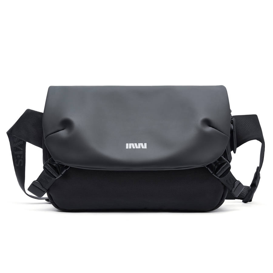 SEPTWOLVES Fabric Crossbody Bag QPL Regular Unisex Black