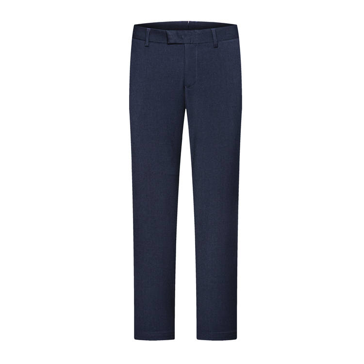 SEPTWOLVES Casual Pants Men's 101 Navy Blue Moderate Straight Fit Pants